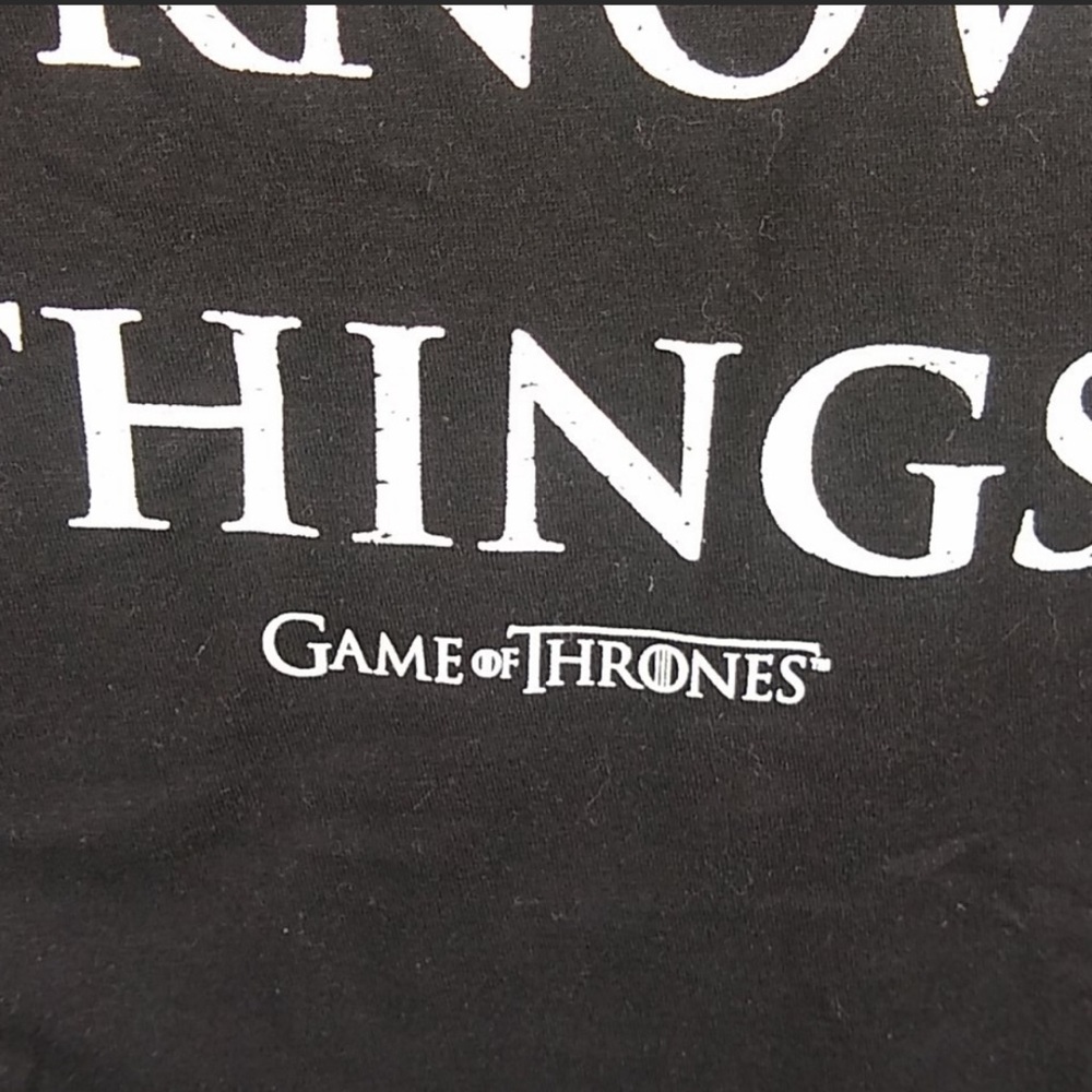 Game of Thrones I Drink and I Know Things T-shirt Mens Size Small - Picture 3 of 6